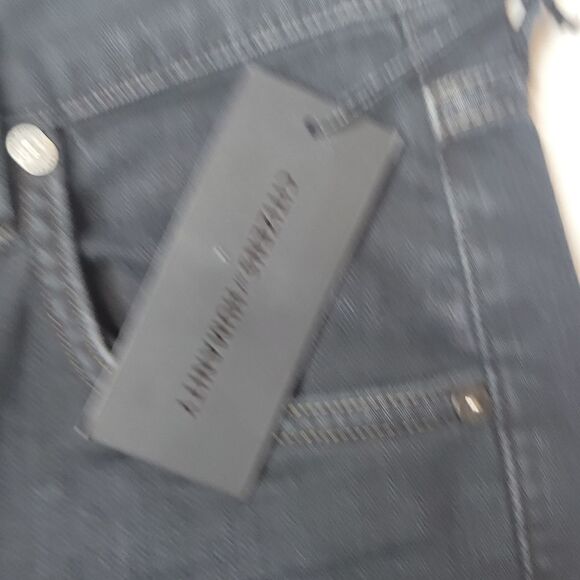 Rare NEW 27 x 28 CoH GRAY BLACK EMBROIDERED DRAGON RAW SLIM BOYFRIEND JEANS NWT - Picture 7 of 16